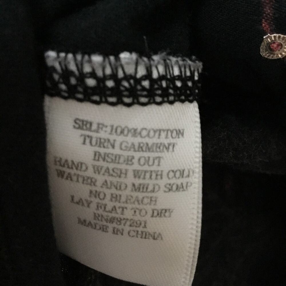 Black with Multi-Heart Hoodie Top - Picture 11 of 11